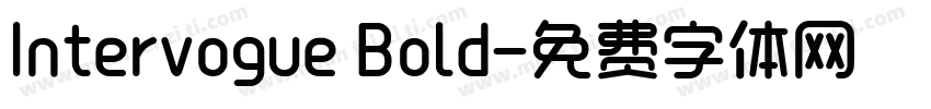 Intervogue Bold字体转换